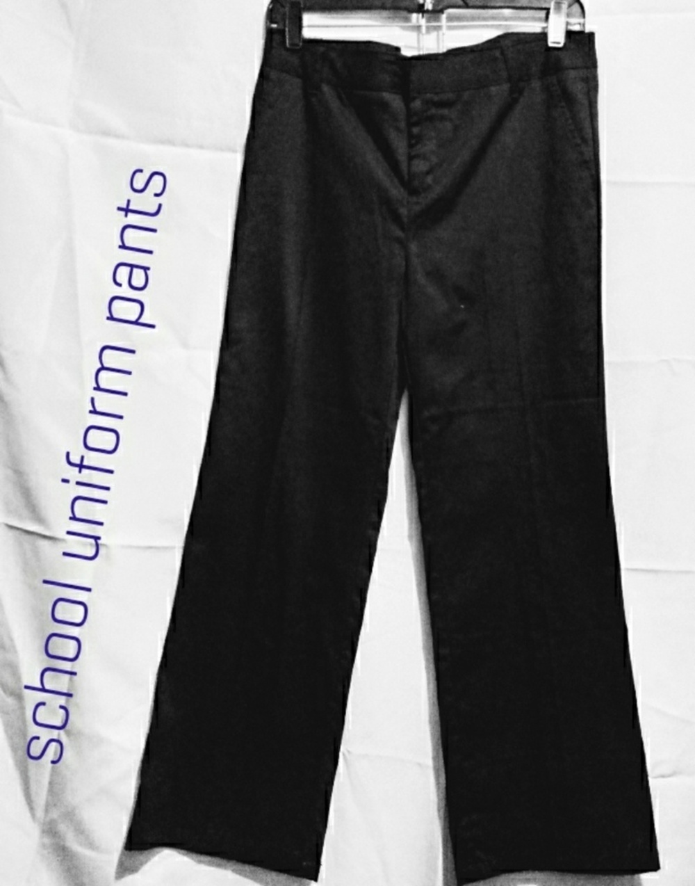 French toast black boot cut school uniform…